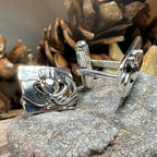 Traditional Claddagh Cuff Links