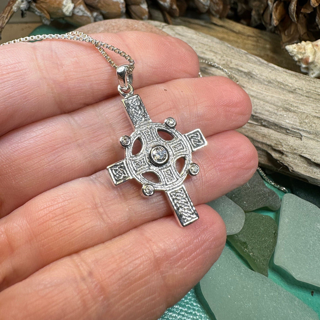 Scottish Iona Celtic Cross Necklace
