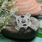 Scottish Iona Celtic Cross Necklace