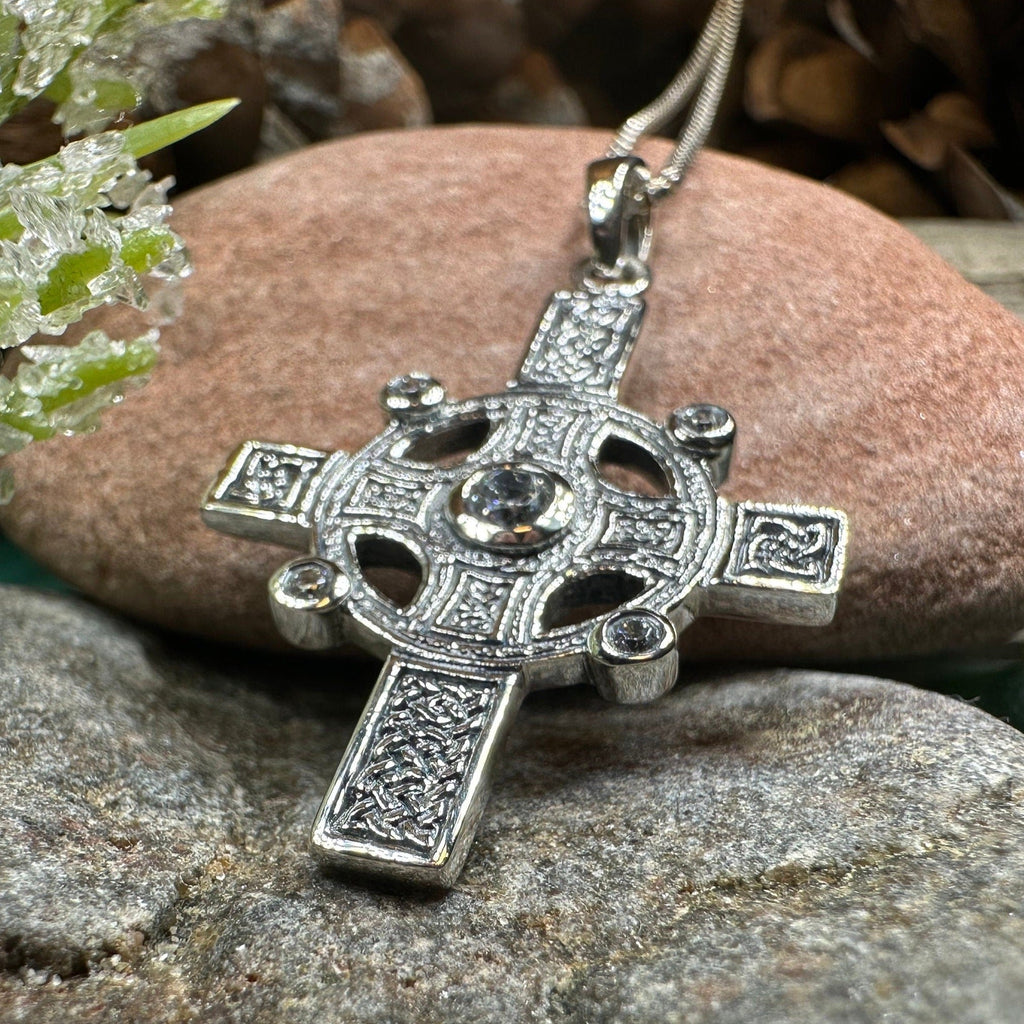 Scottish Iona Celtic Cross Necklace