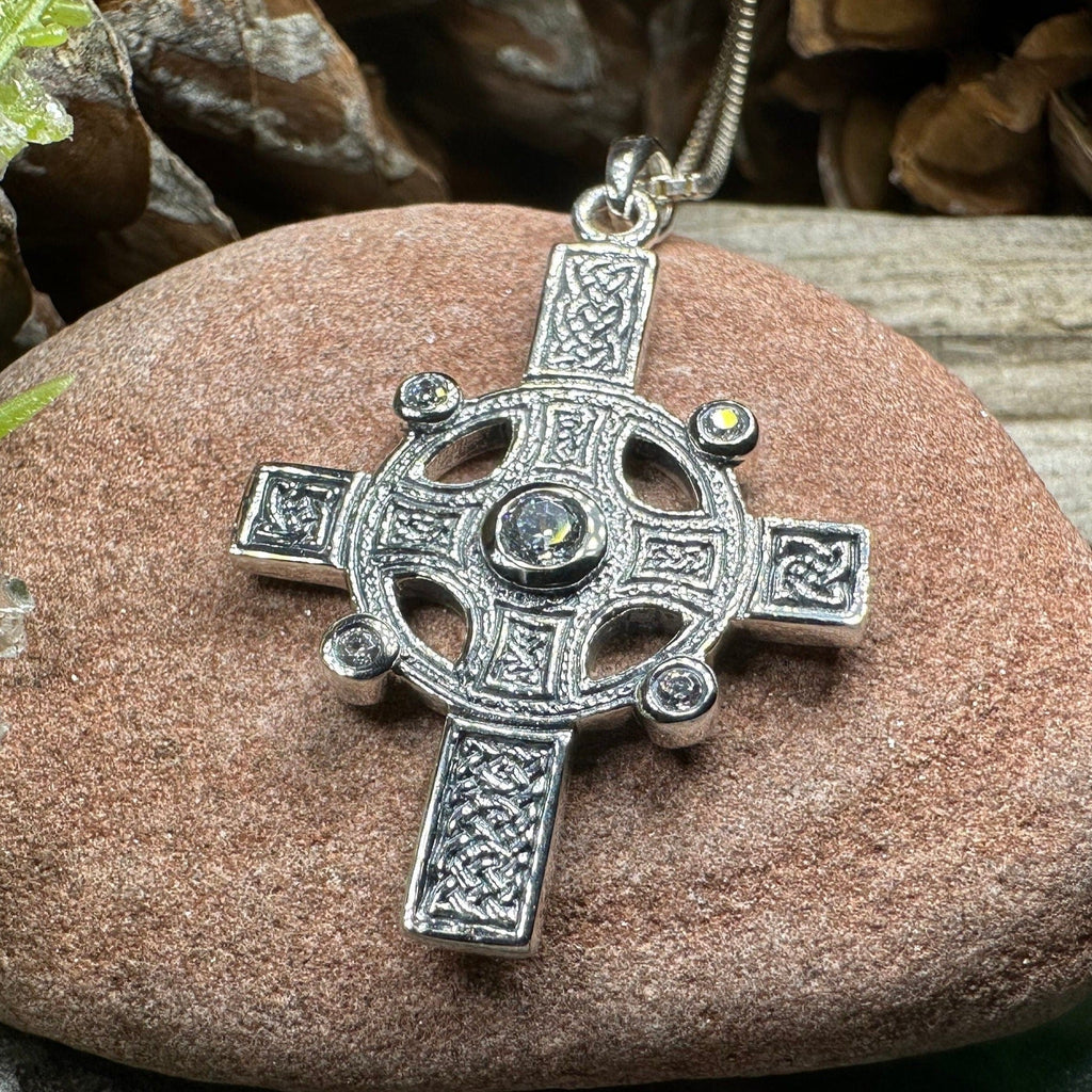 Scottish Iona Celtic Cross Necklace