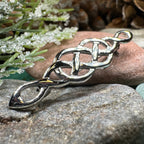 Volunti Celtic Knot Bar Brooch