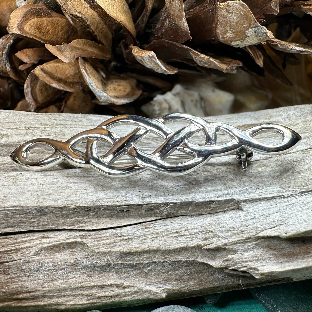 Volunti Celtic Knot Bar Brooch