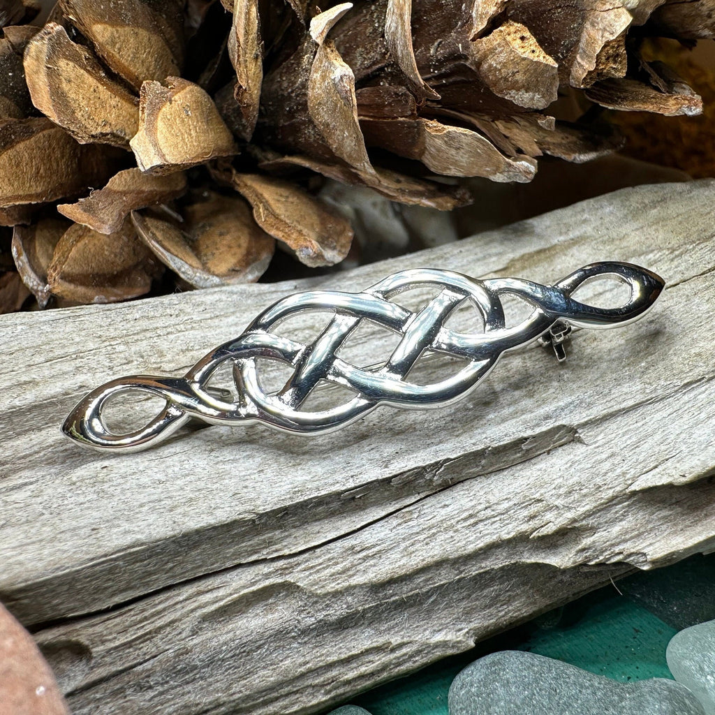 Volunti Celtic Knot Bar Brooch