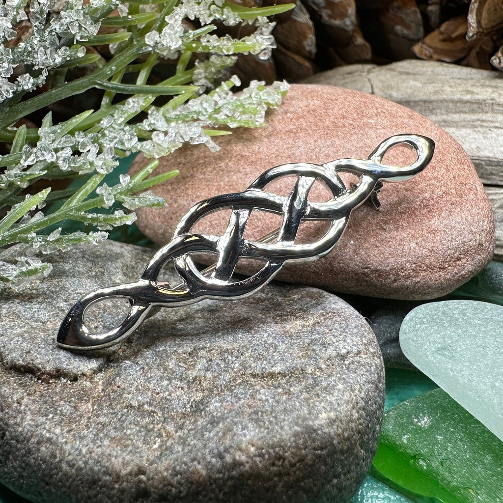 Volunti Celtic Knot Bar Brooch