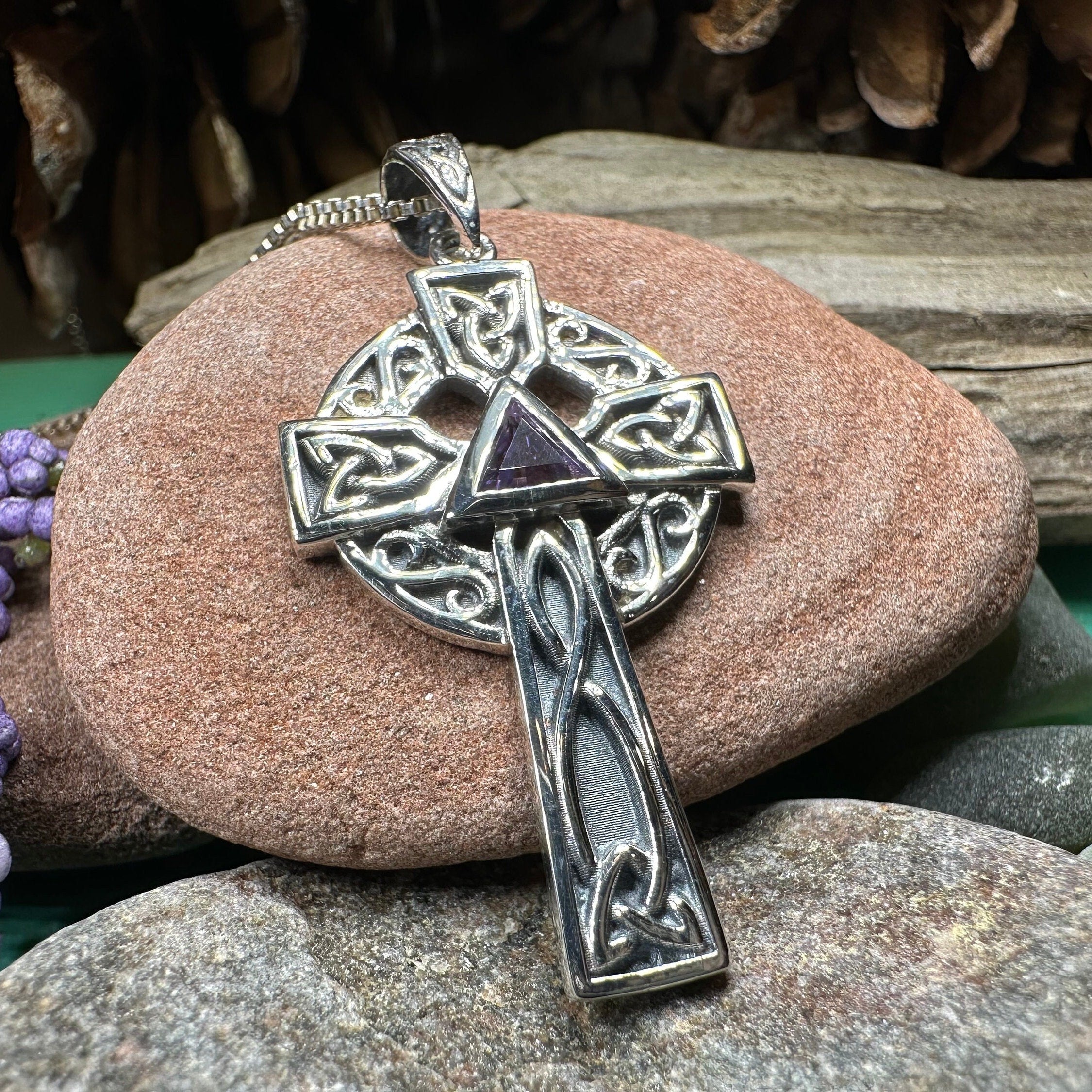 Recovery Celtic Cross Necklace
