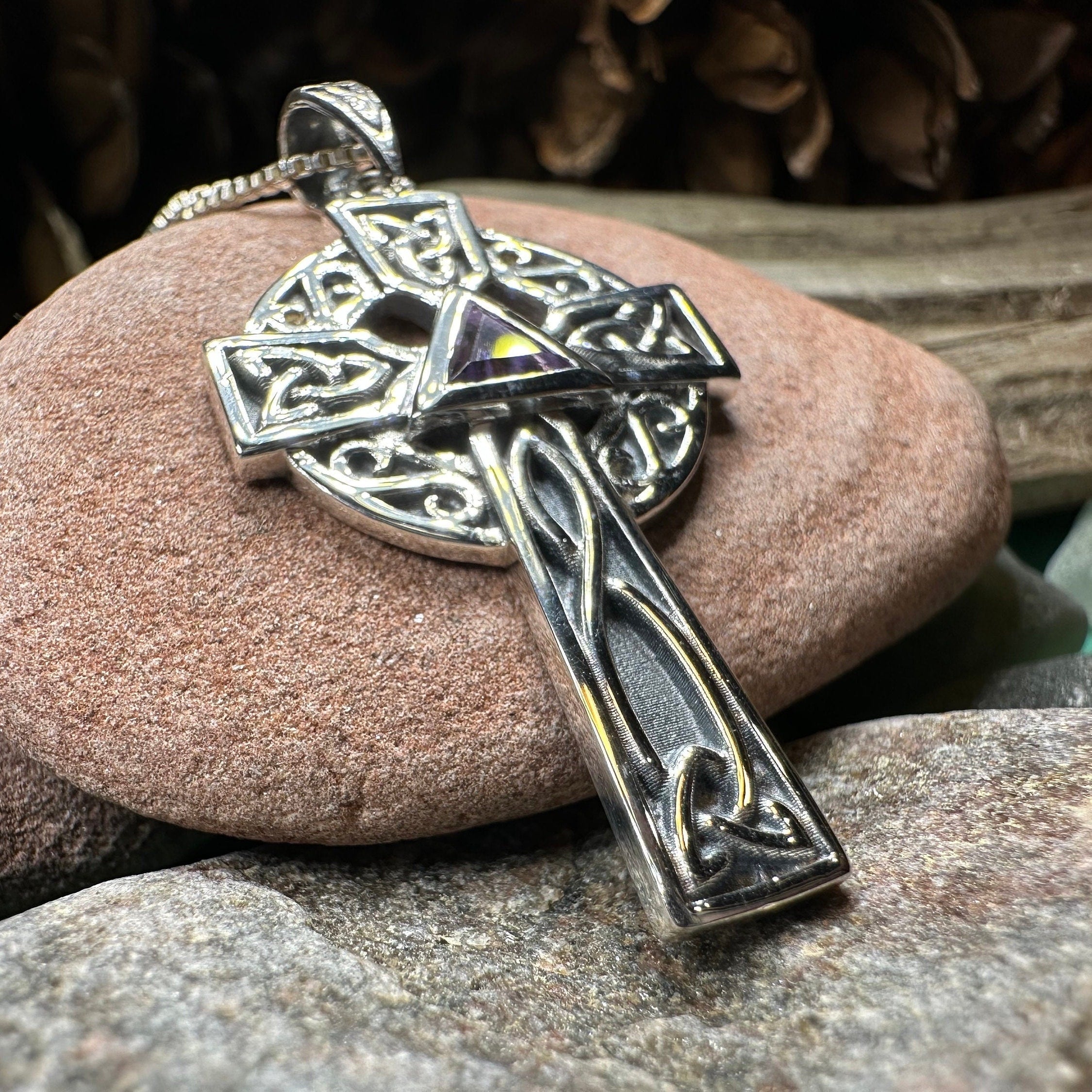 Recovery Celtic Cross Necklace
