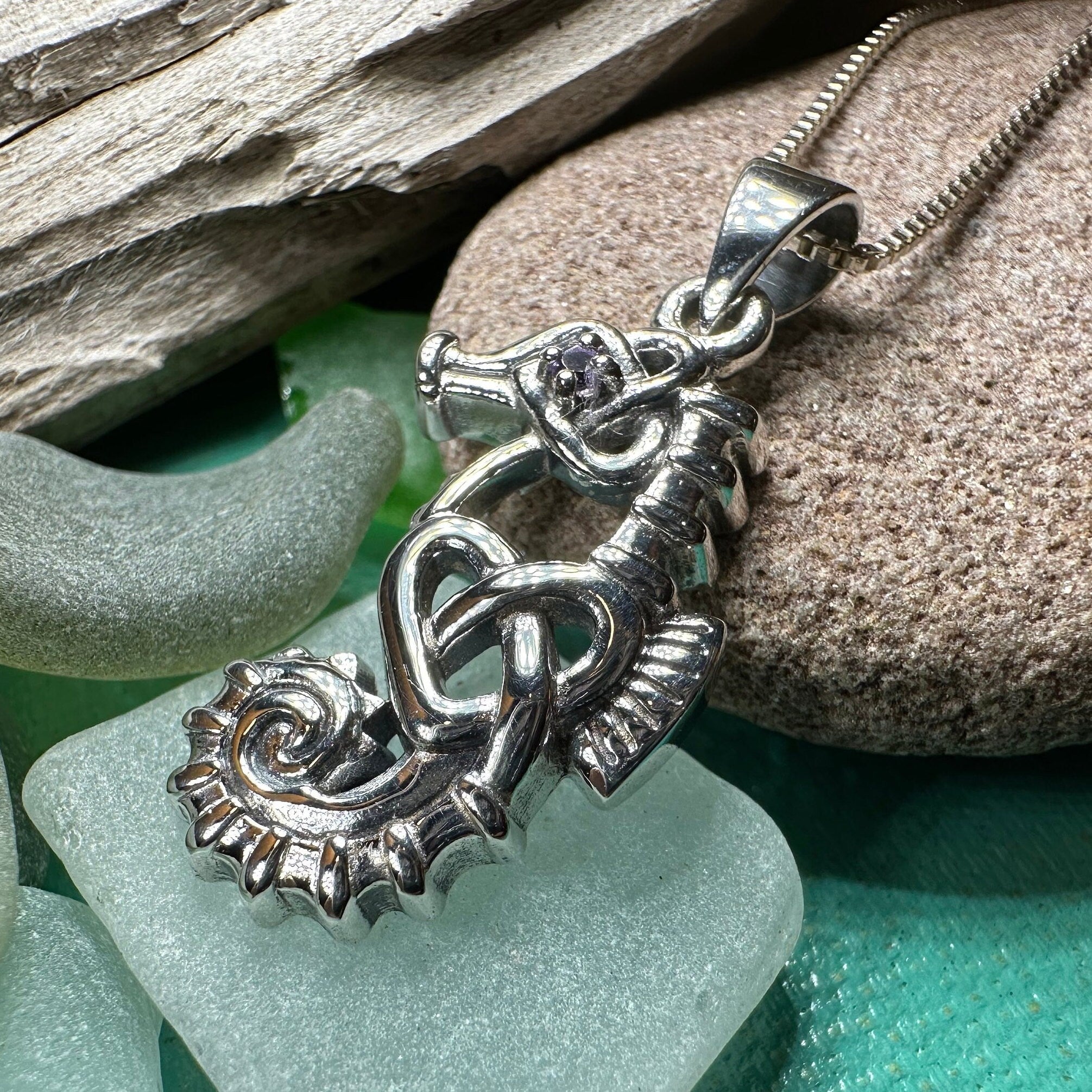 Irish Sea Seahorse Necklace