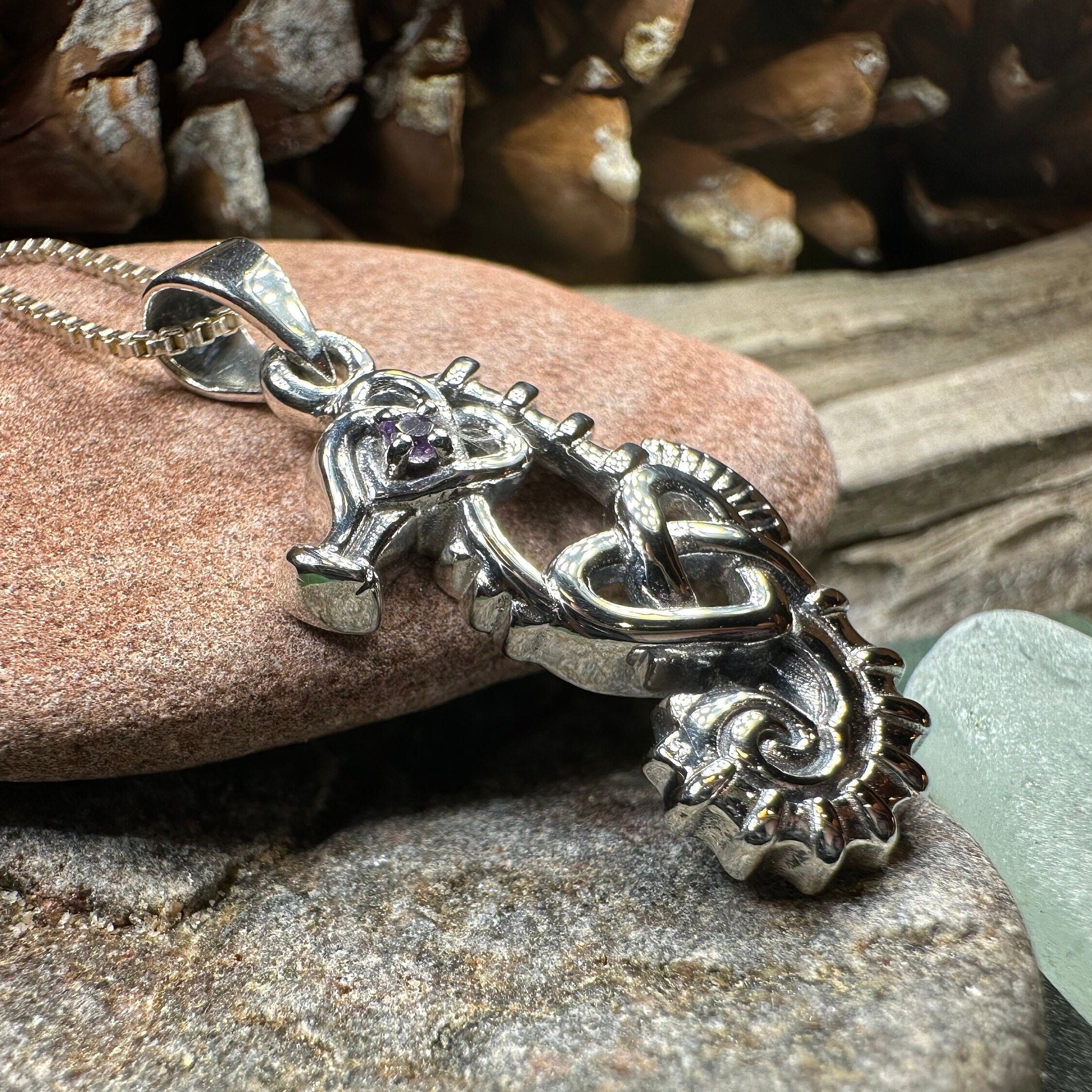 Irish Sea Seahorse Necklace