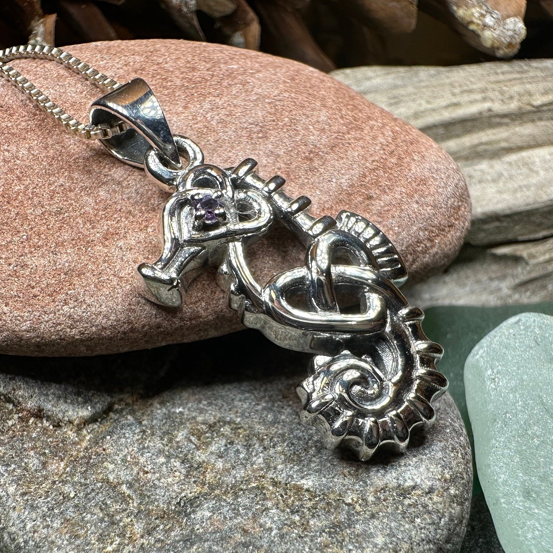 Irish Sea Seahorse Necklace