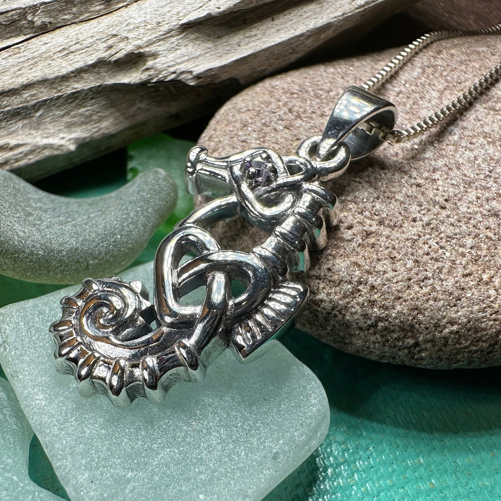 Irish Sea Seahorse Necklace