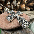 Eternal Tree Celtic Cross Necklace