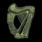 Irish Harp Lapel Pin
