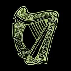 Irish Harp Lapel Pin
