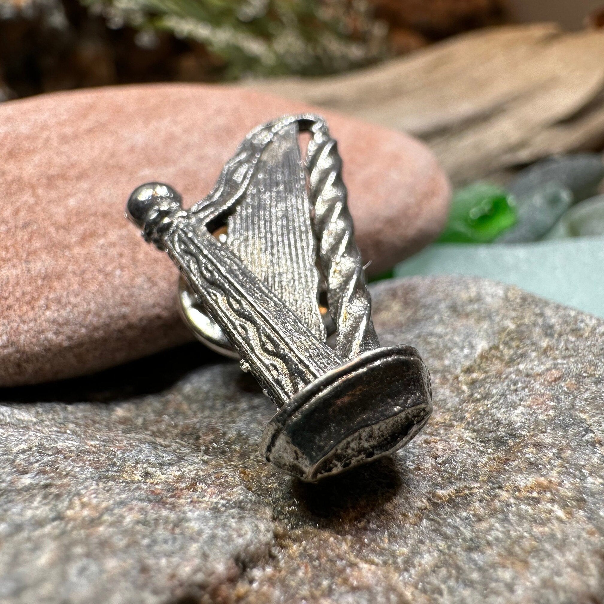 Irish Harp Lapel Pin