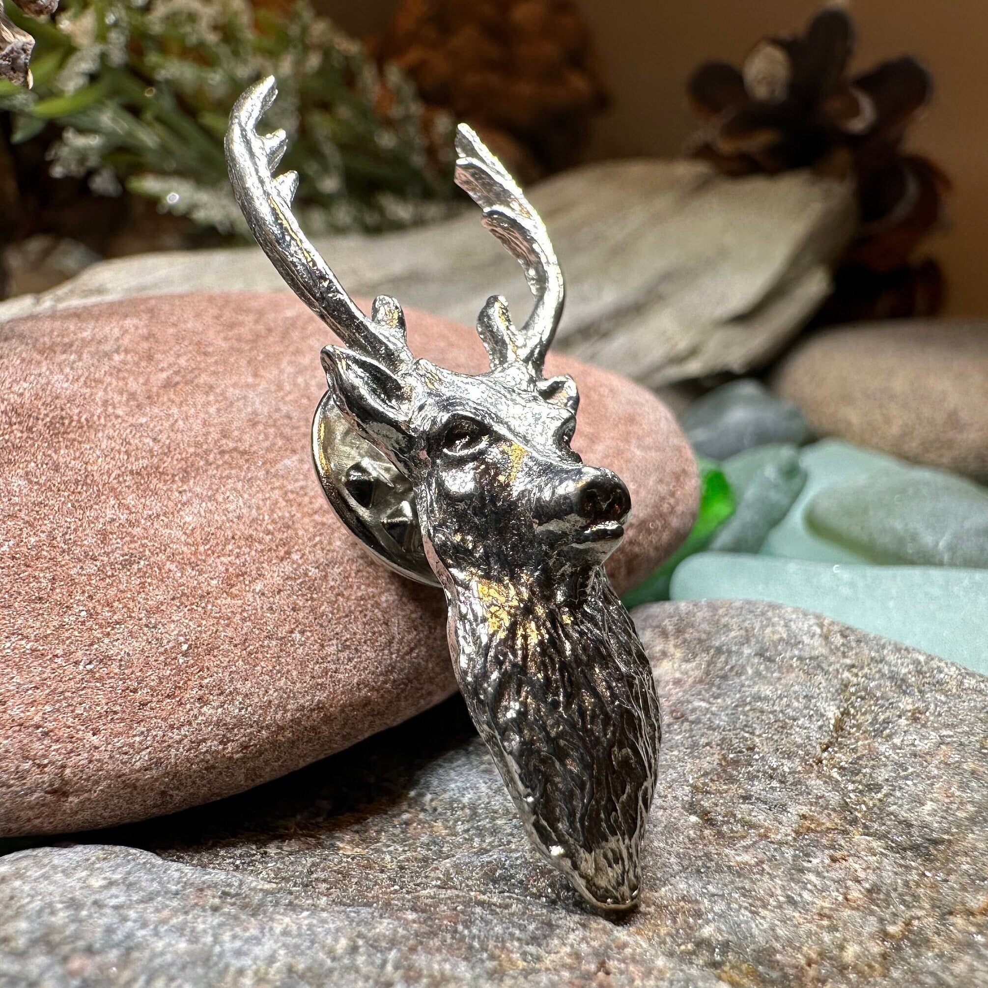 Stag Lapel Pin