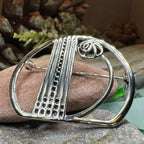 Myra Scottish Mackintosh Rose Brooch