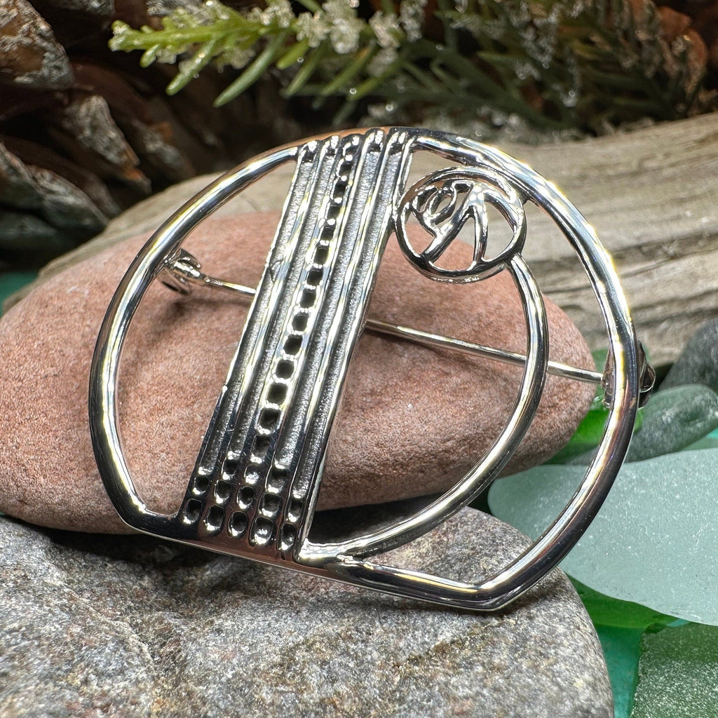 Myra Scottish Mackintosh Rose Brooch