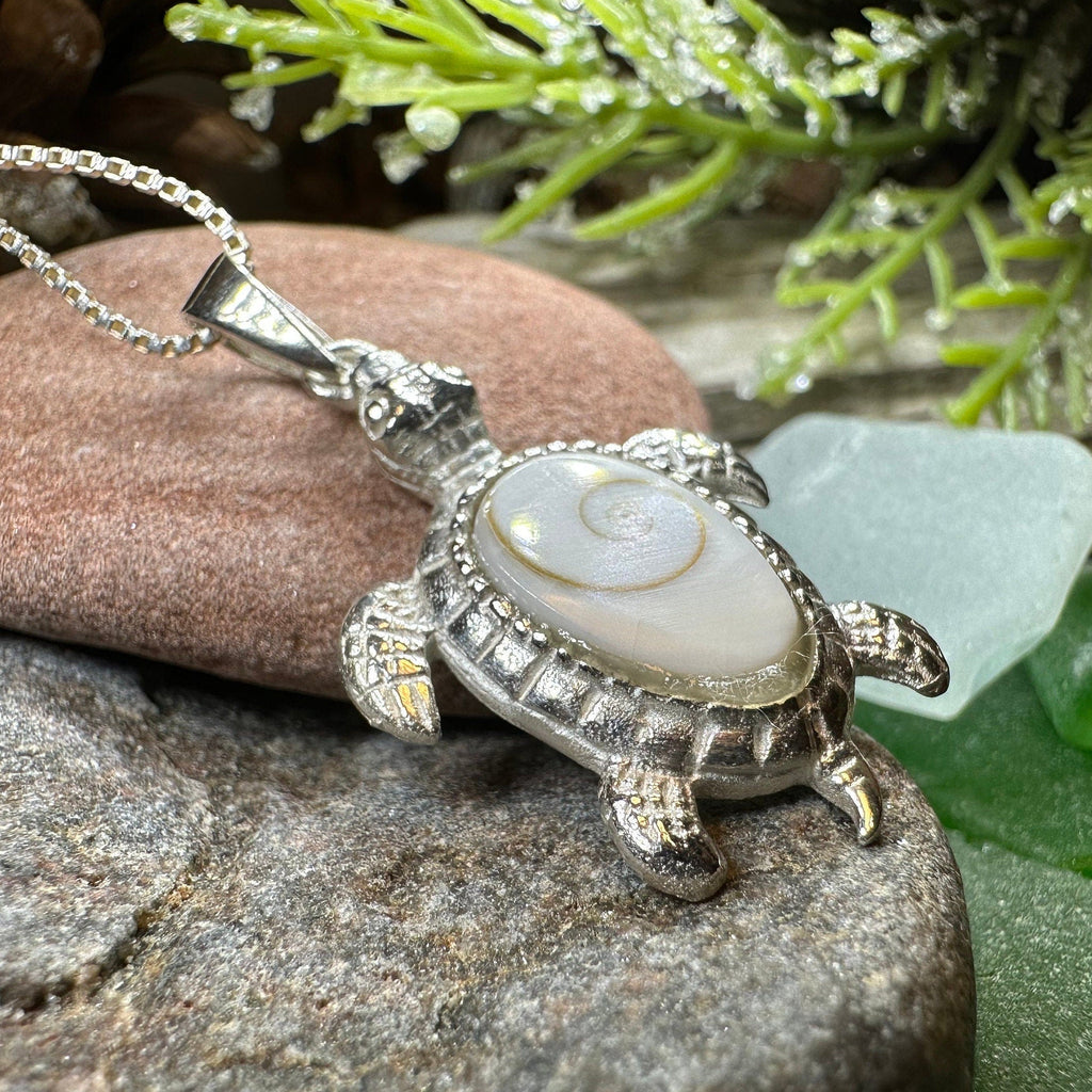 Shiva Shell Turtle Necklace