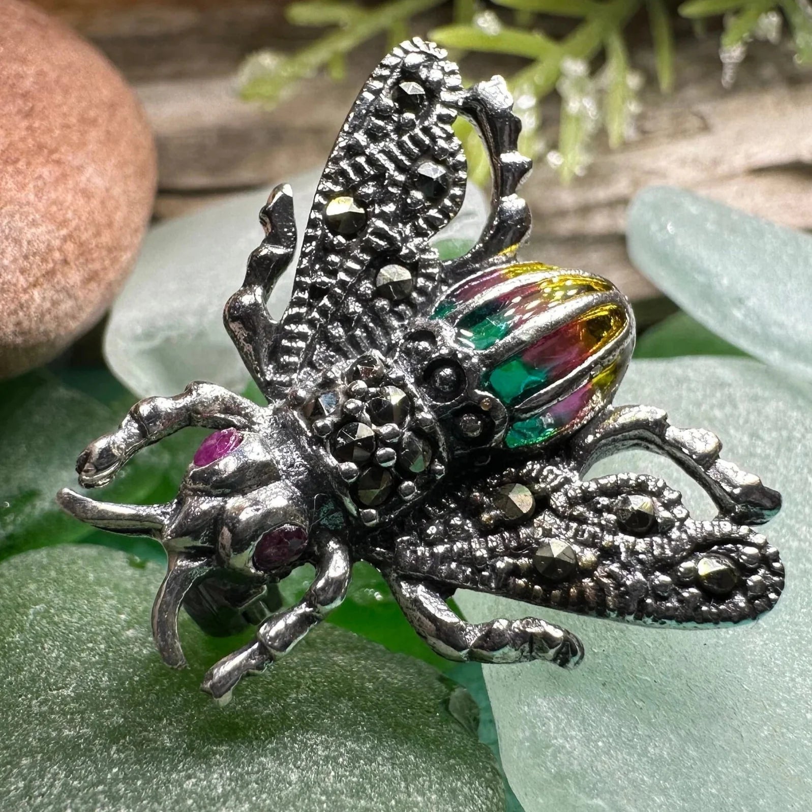 Marcasite Bee Pin