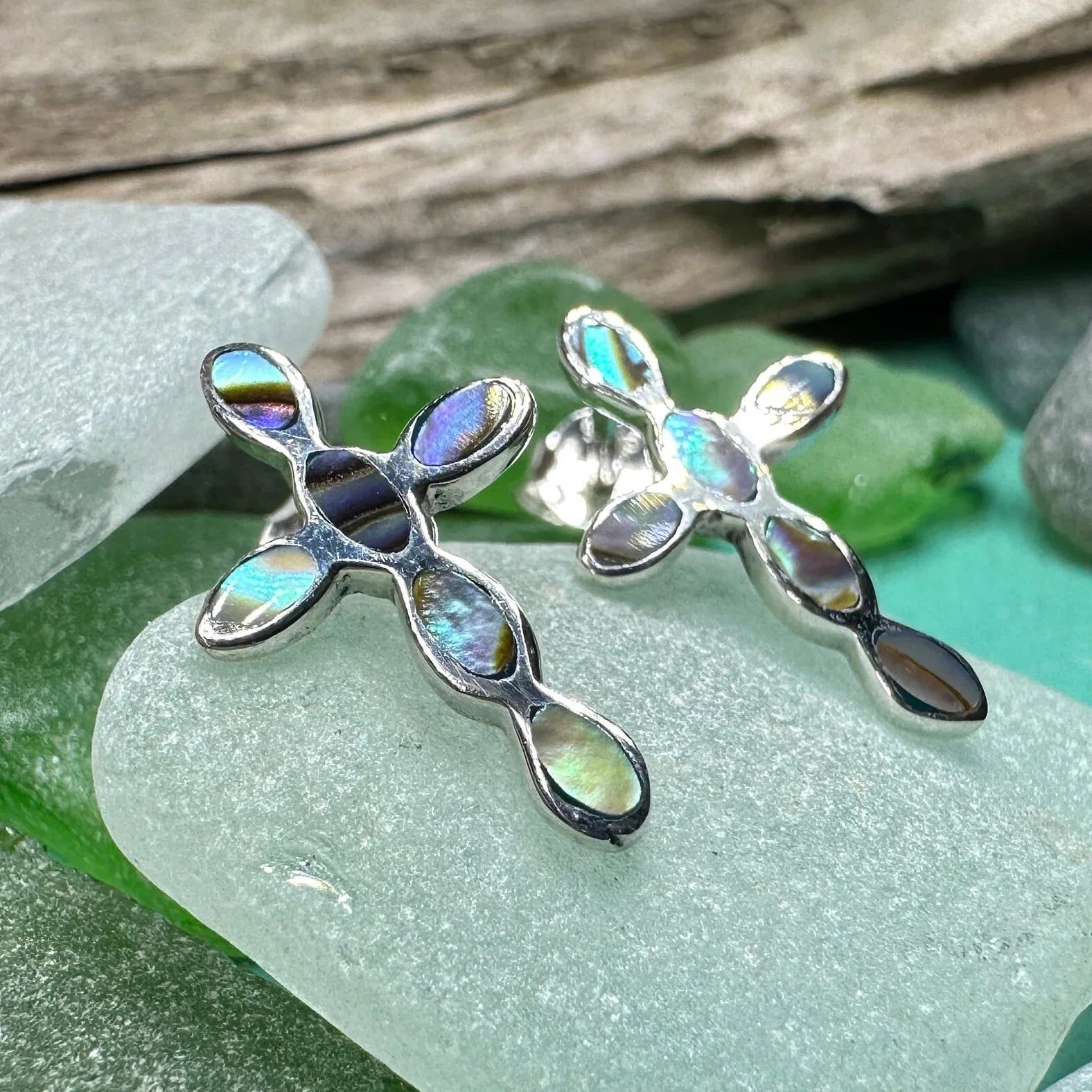 Anne Cross Stud Earrings