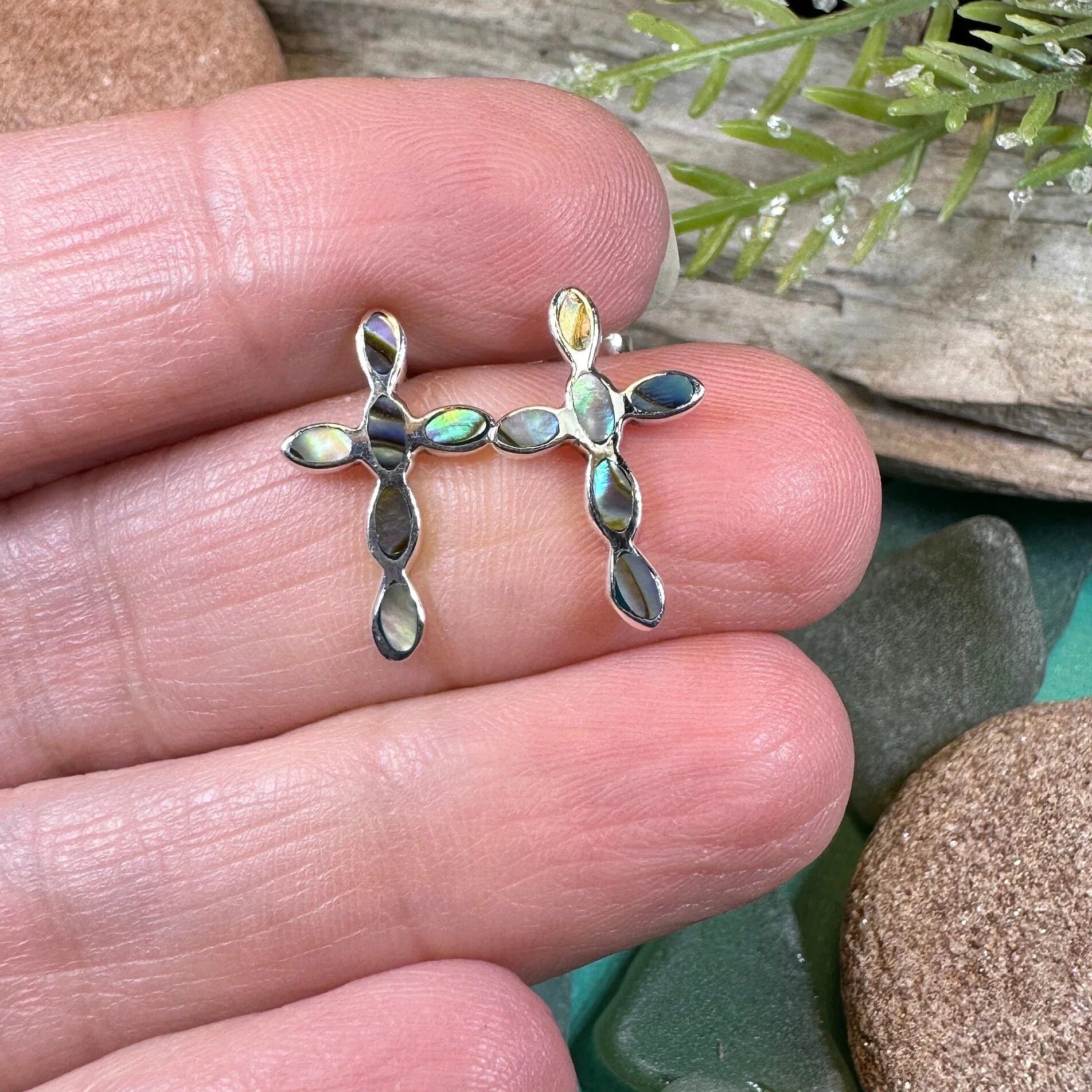 Anne Cross Stud Earrings