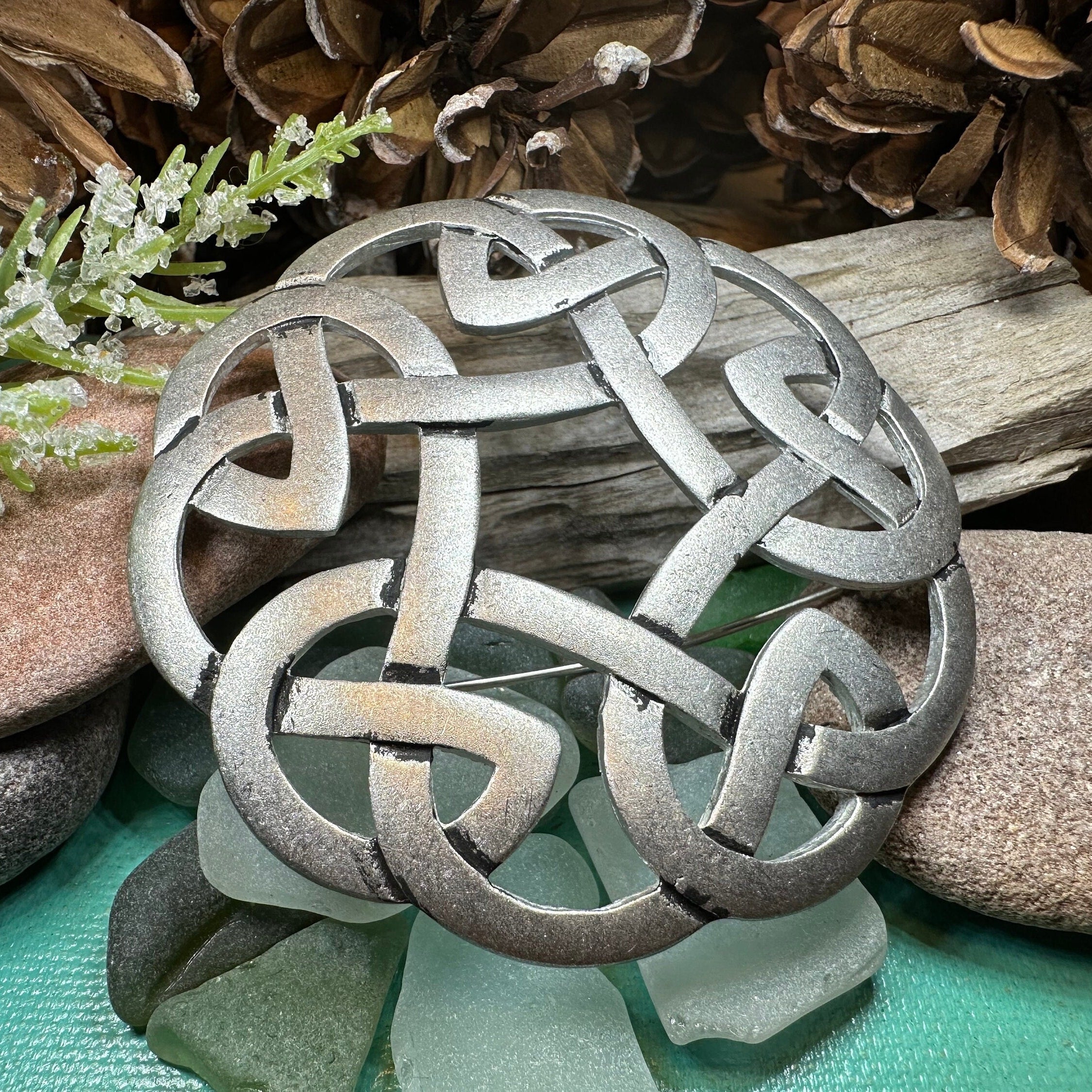 Traditional Celtic Knot Brooch
