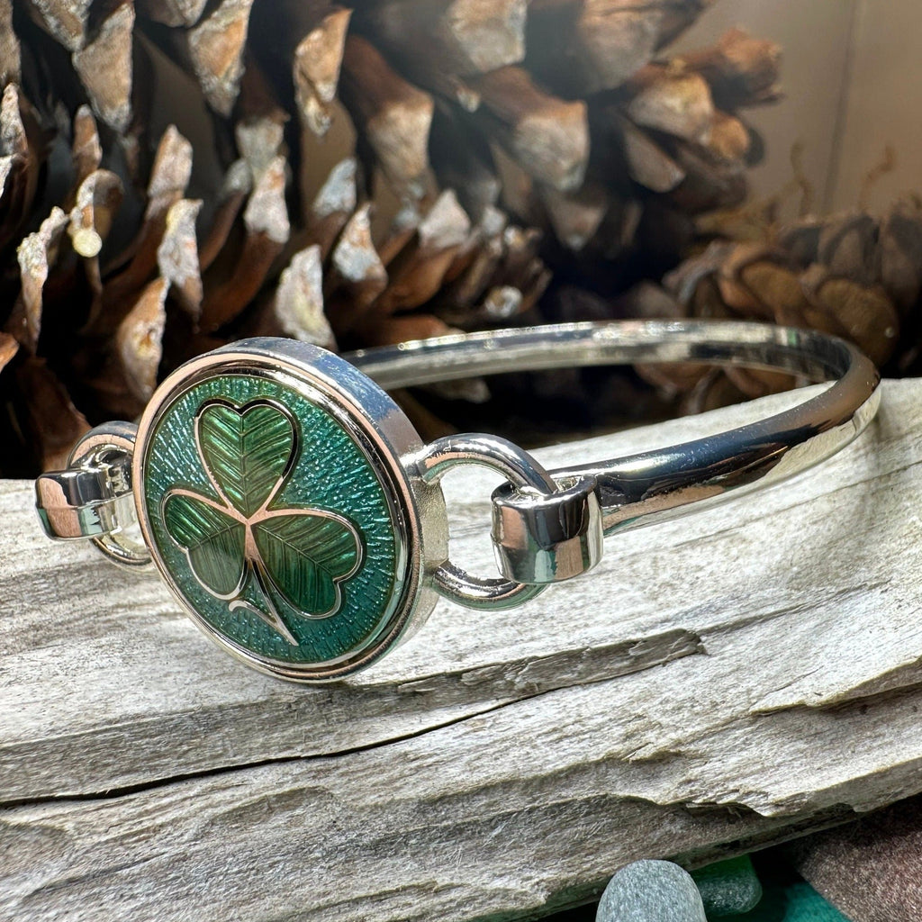 Enamel Shamrock Bracelet