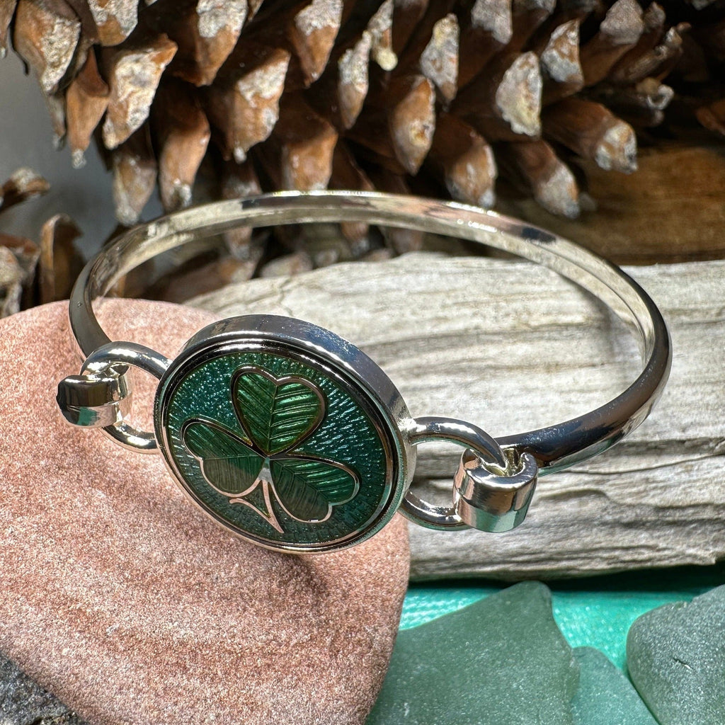 Enamel Shamrock Bracelet