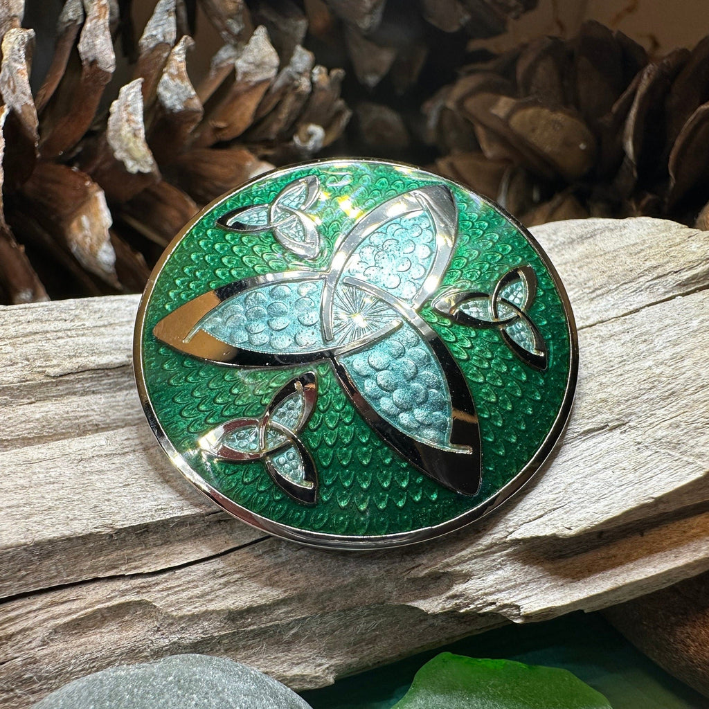 Celtic Four Trinity Knots Brooch