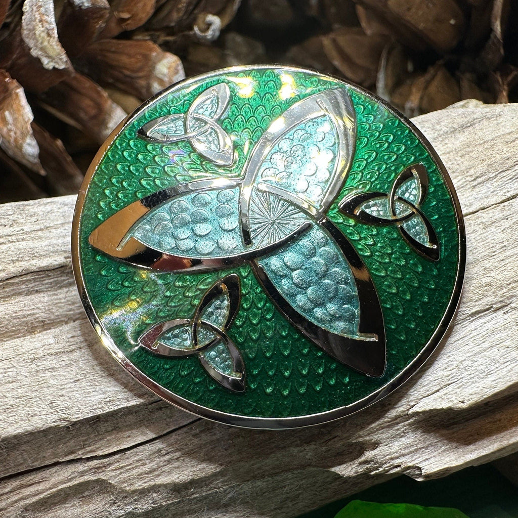 Celtic Four Trinity Knots Brooch