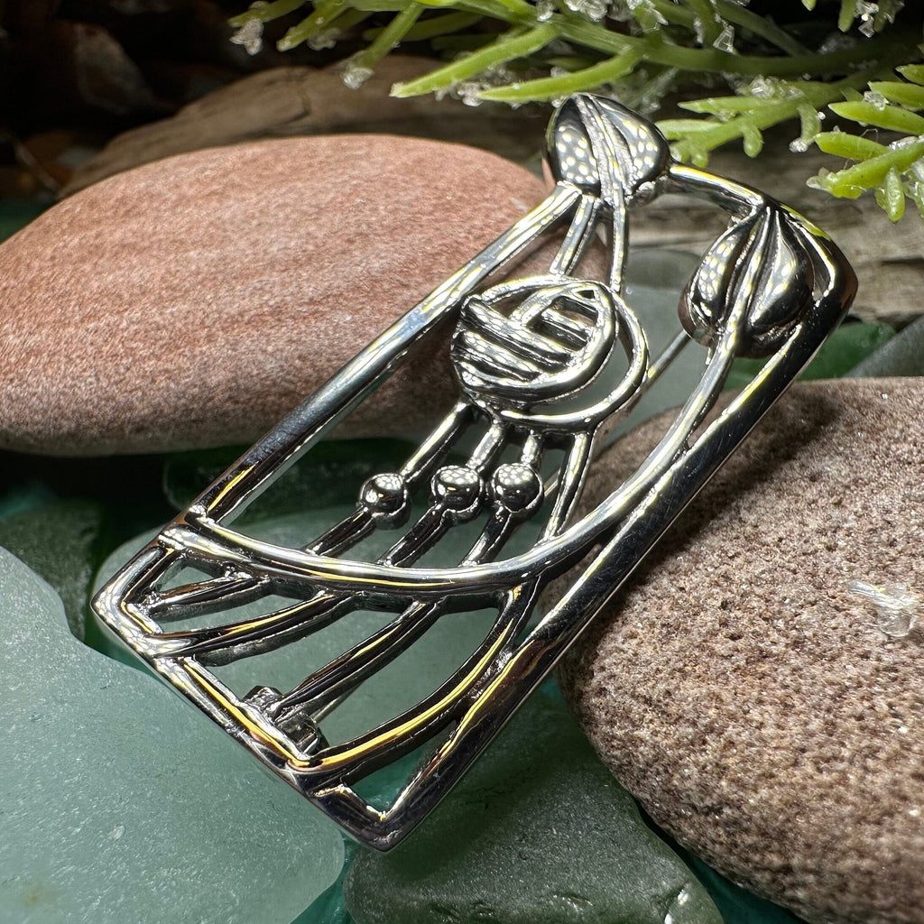 Stunning Mackintosh Roses Brooch