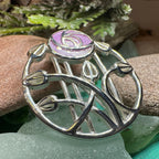 Enamel Mackintosh Rose Brooch
