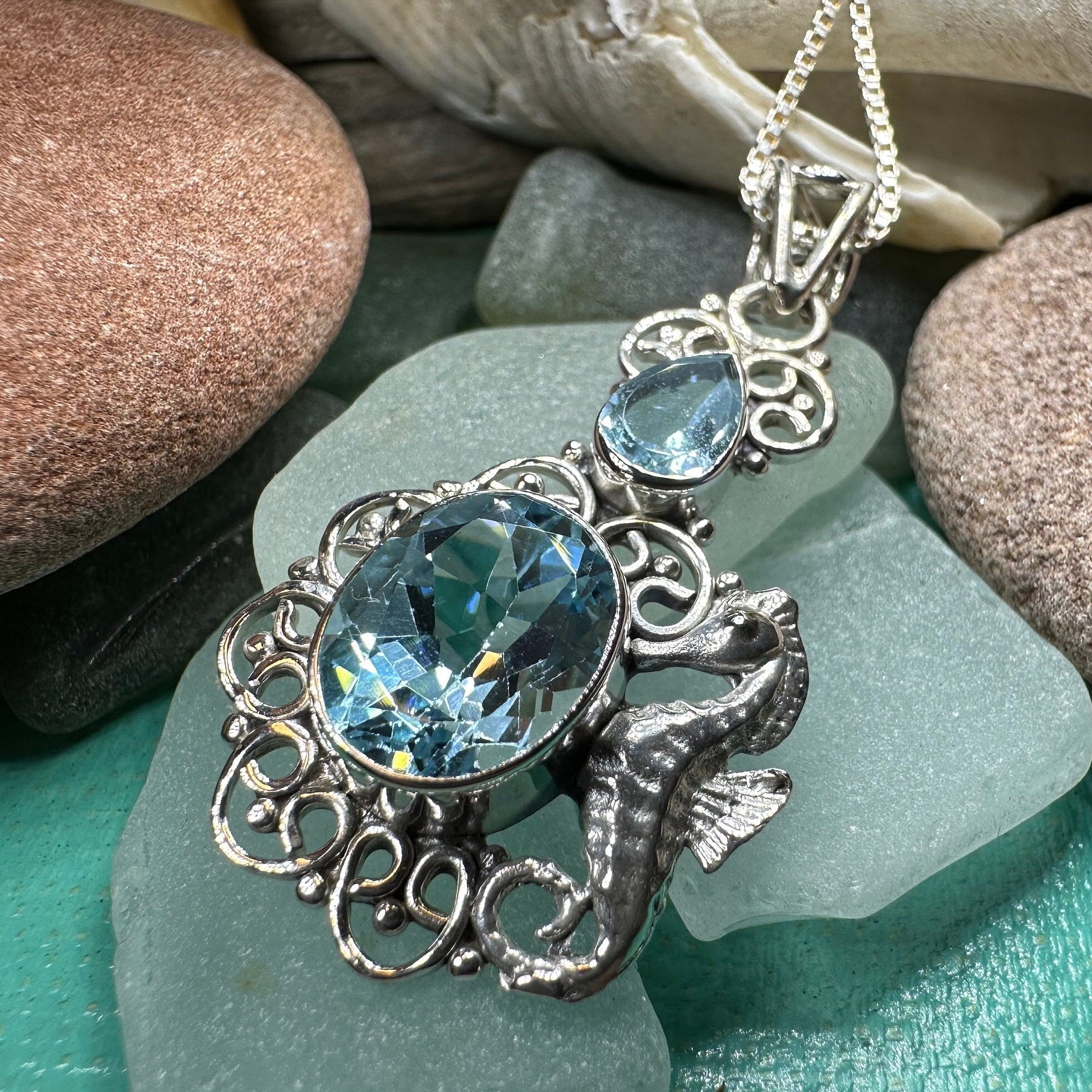 Seasong Seahorse Necklace