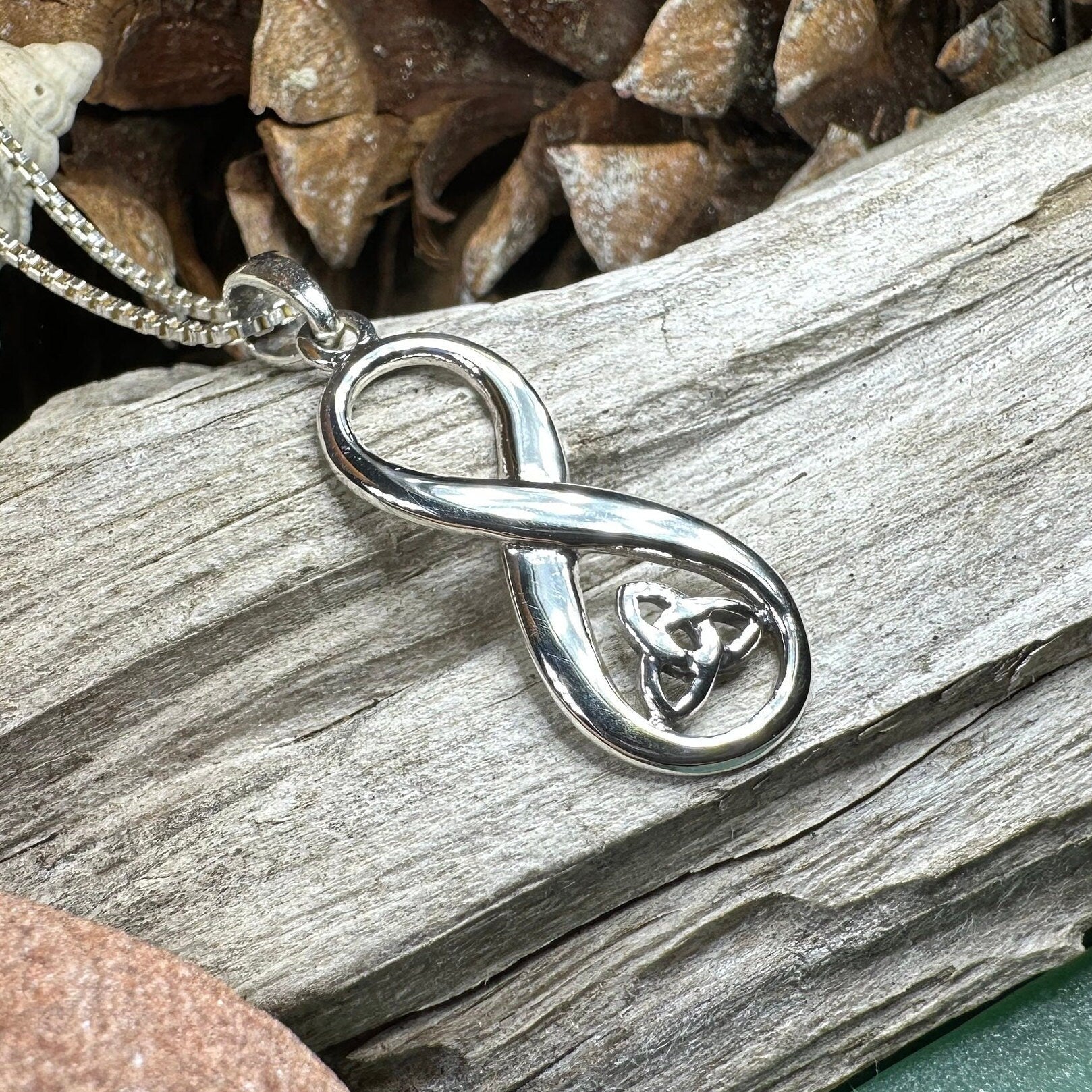 Infinite Love Trinity Knot Necklace