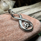 Infinite Love Trinity Knot Necklace
