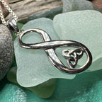 Infinite Love Trinity Knot Necklace