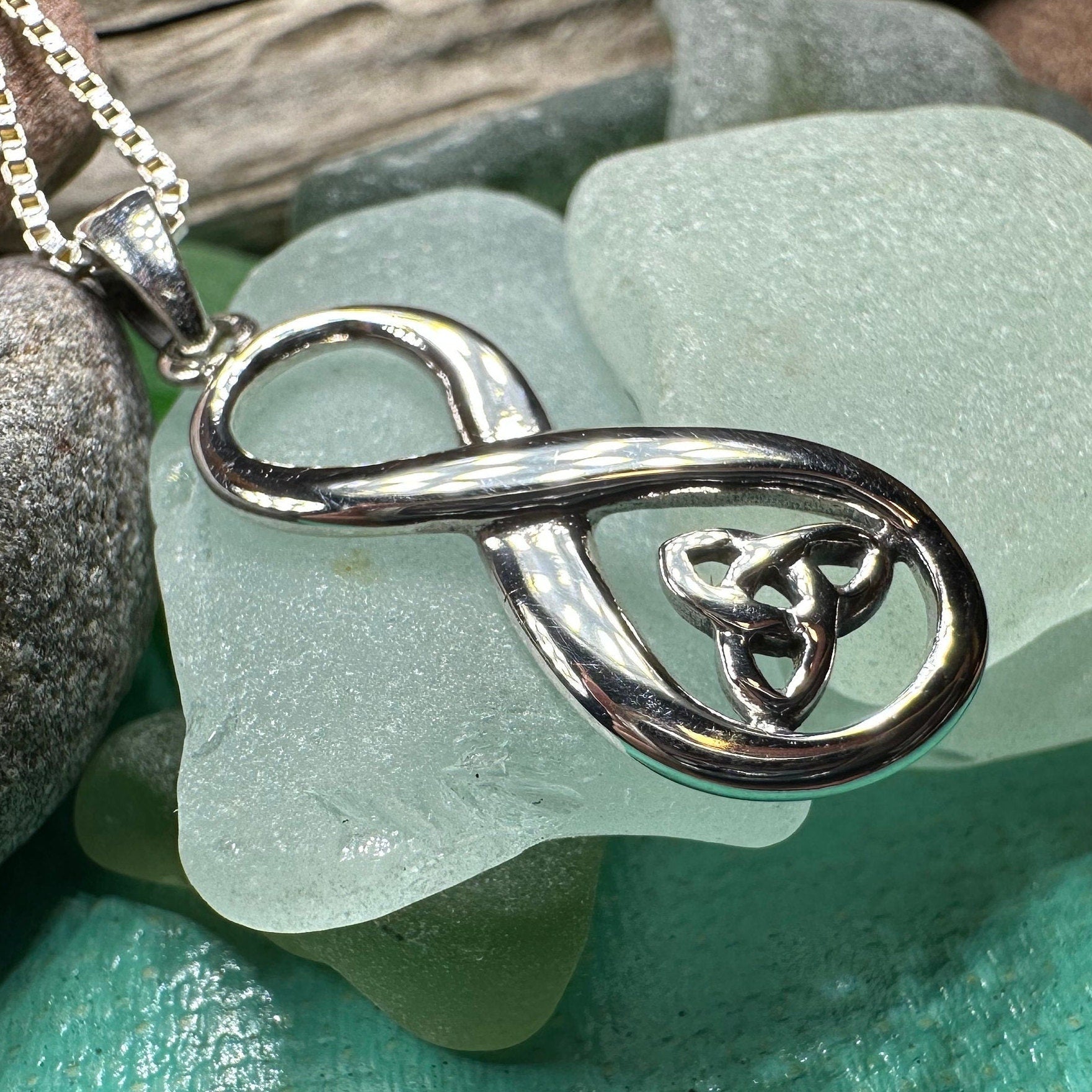 Infinite Love Trinity Knot Necklace