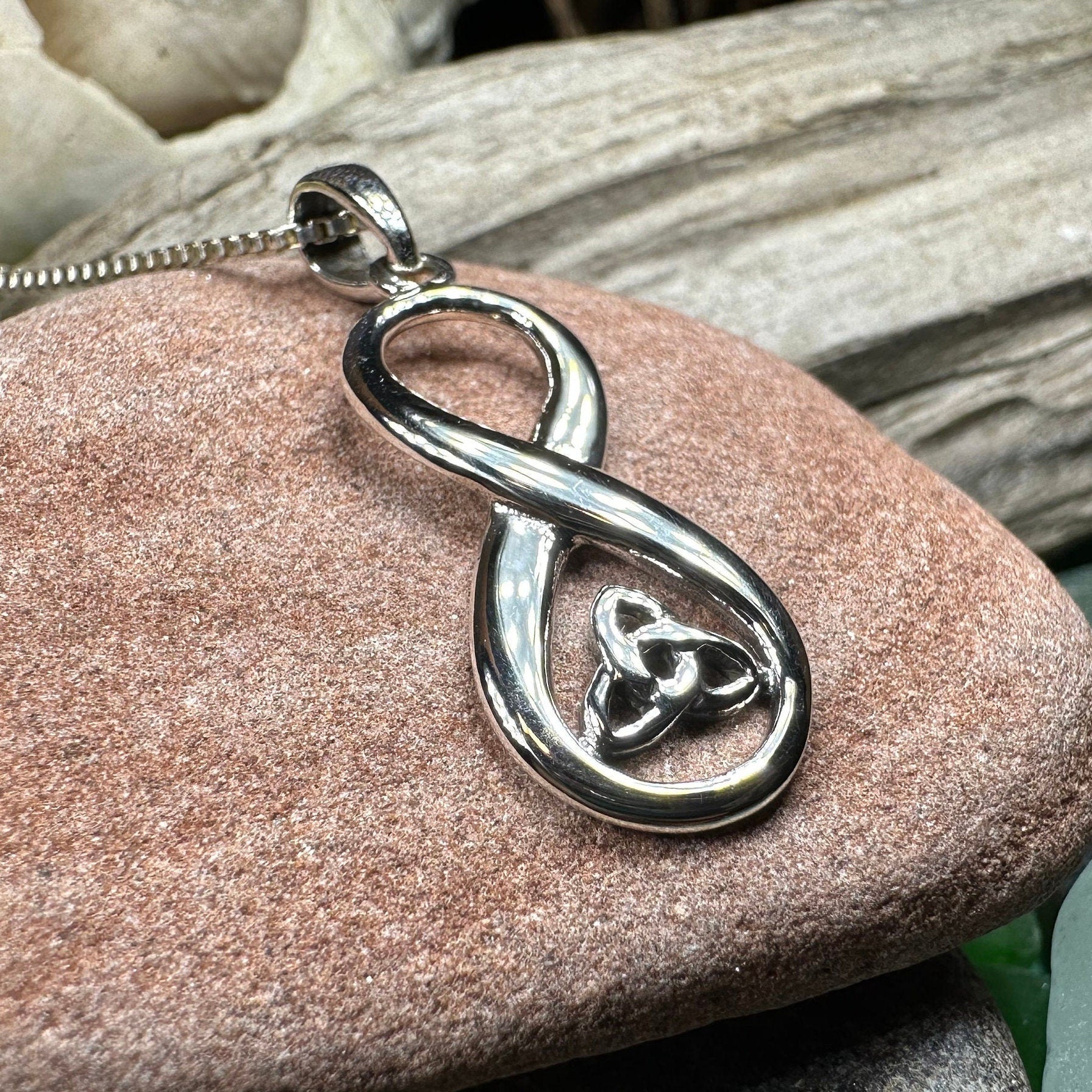 Infinite Love Trinity Knot Necklace