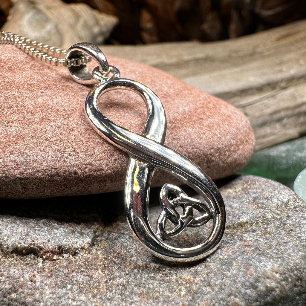 Infinite Love Trinity Knot Necklace