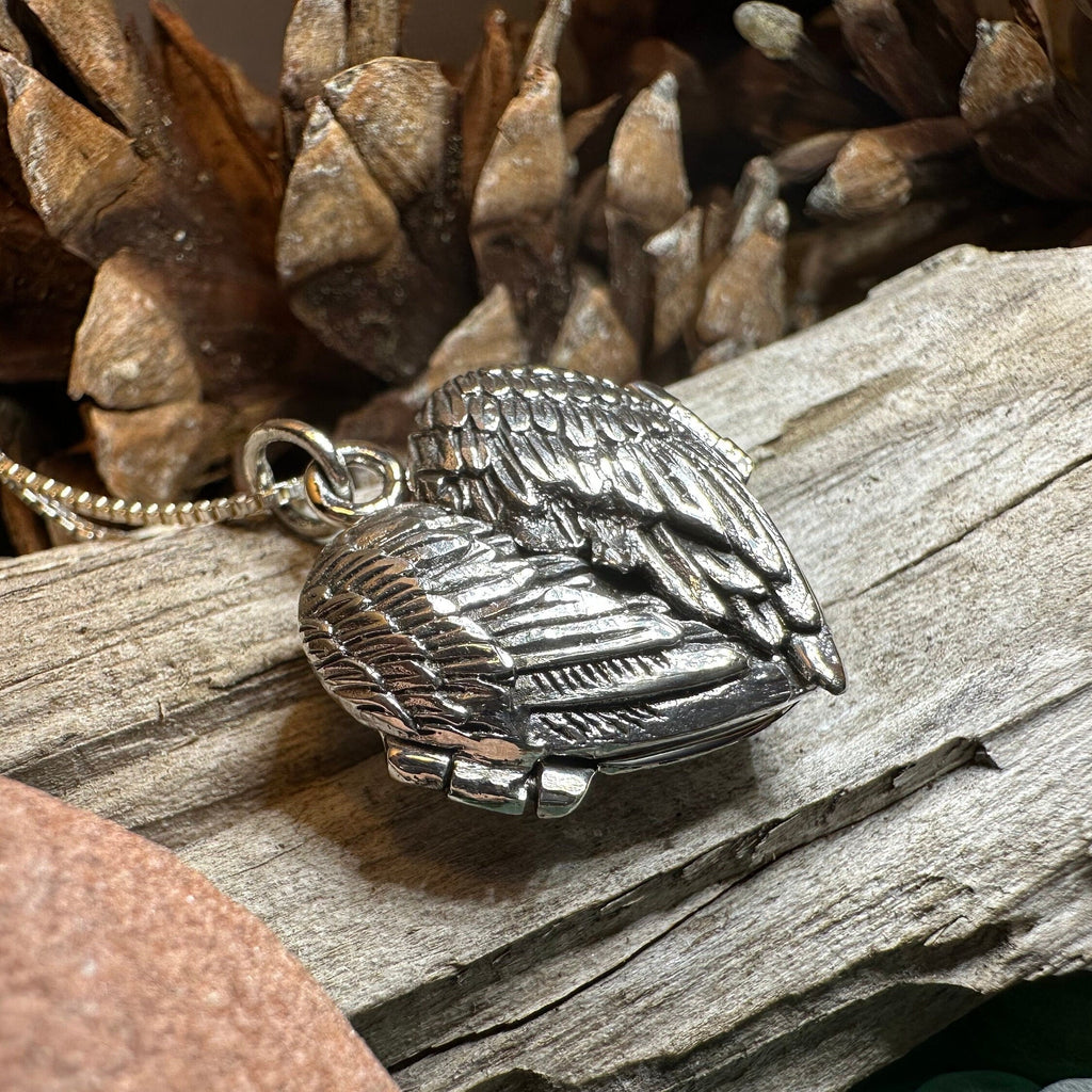 Clarity Angel Wings Locket
