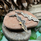Gothic Bat Earrings