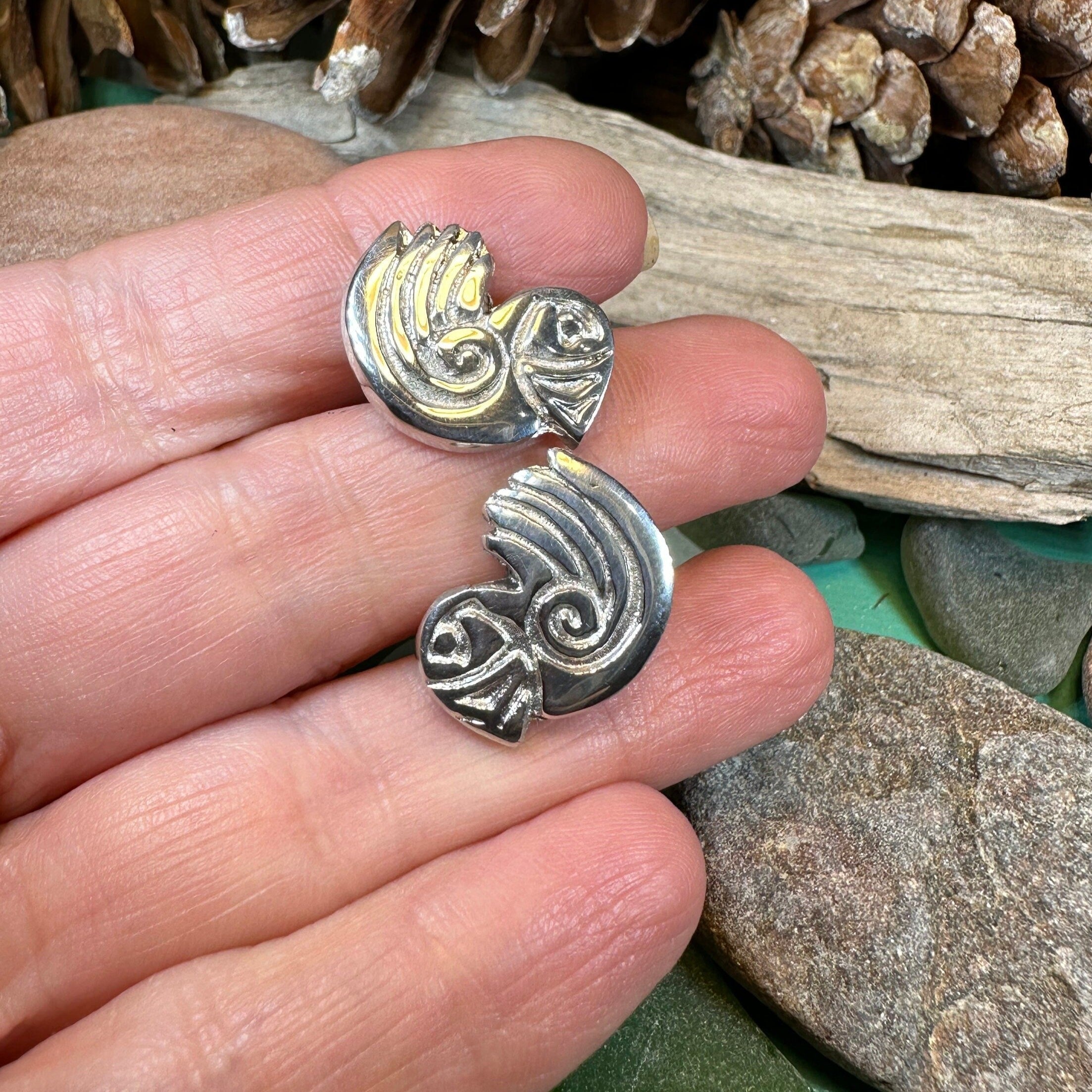 Celtic Puffin Cuff Links
