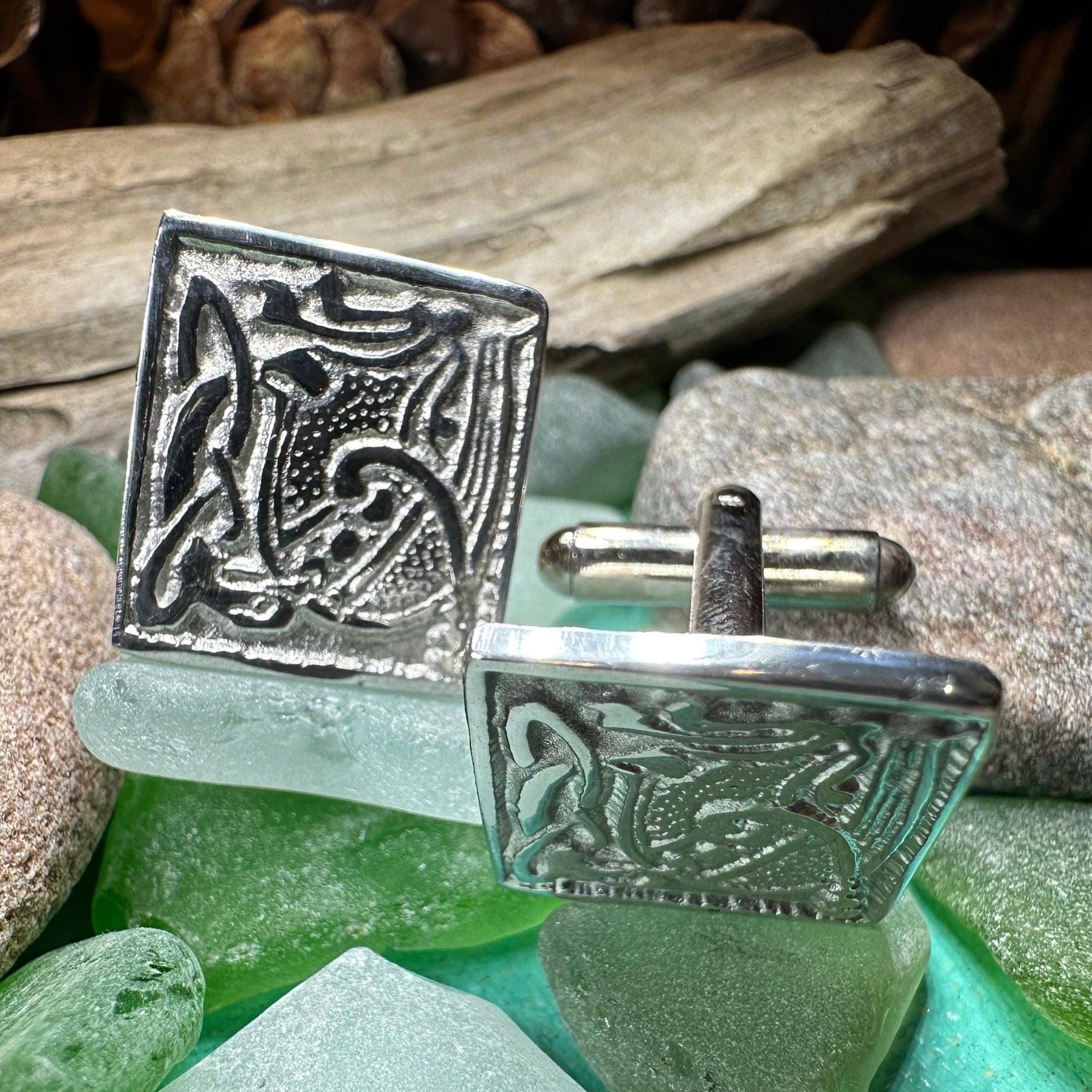 Celtic Motif Cuff Links