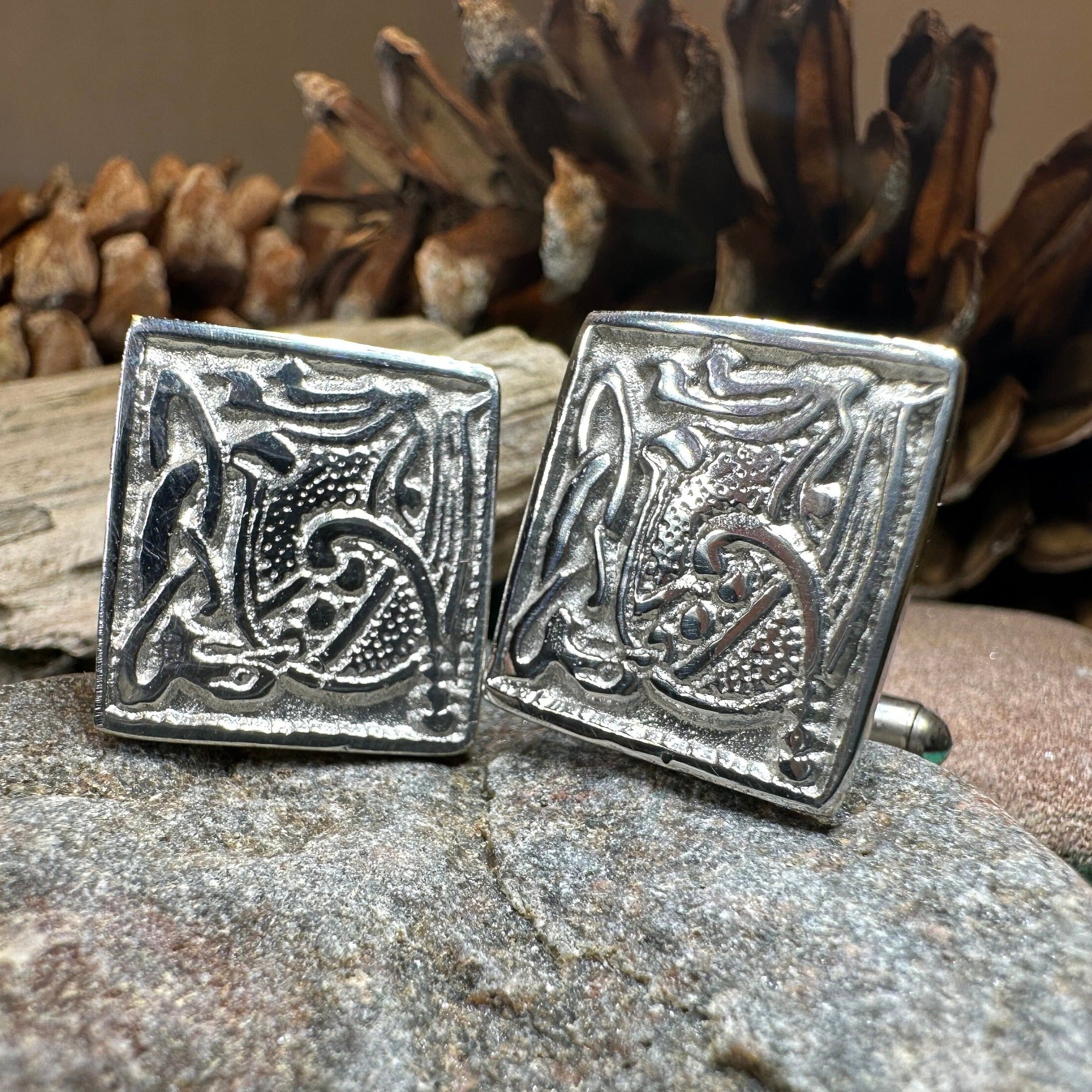 Celtic Motif Cuff Links