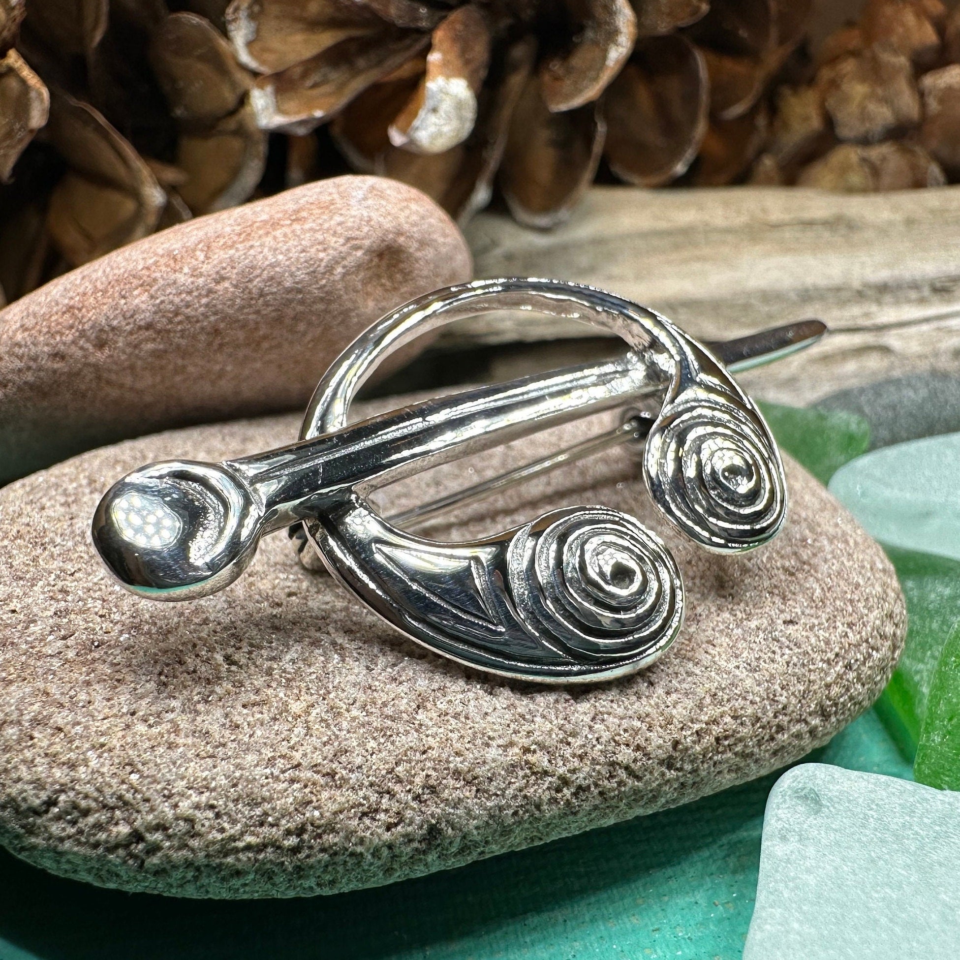 Darini Celtic Spiral Brooch