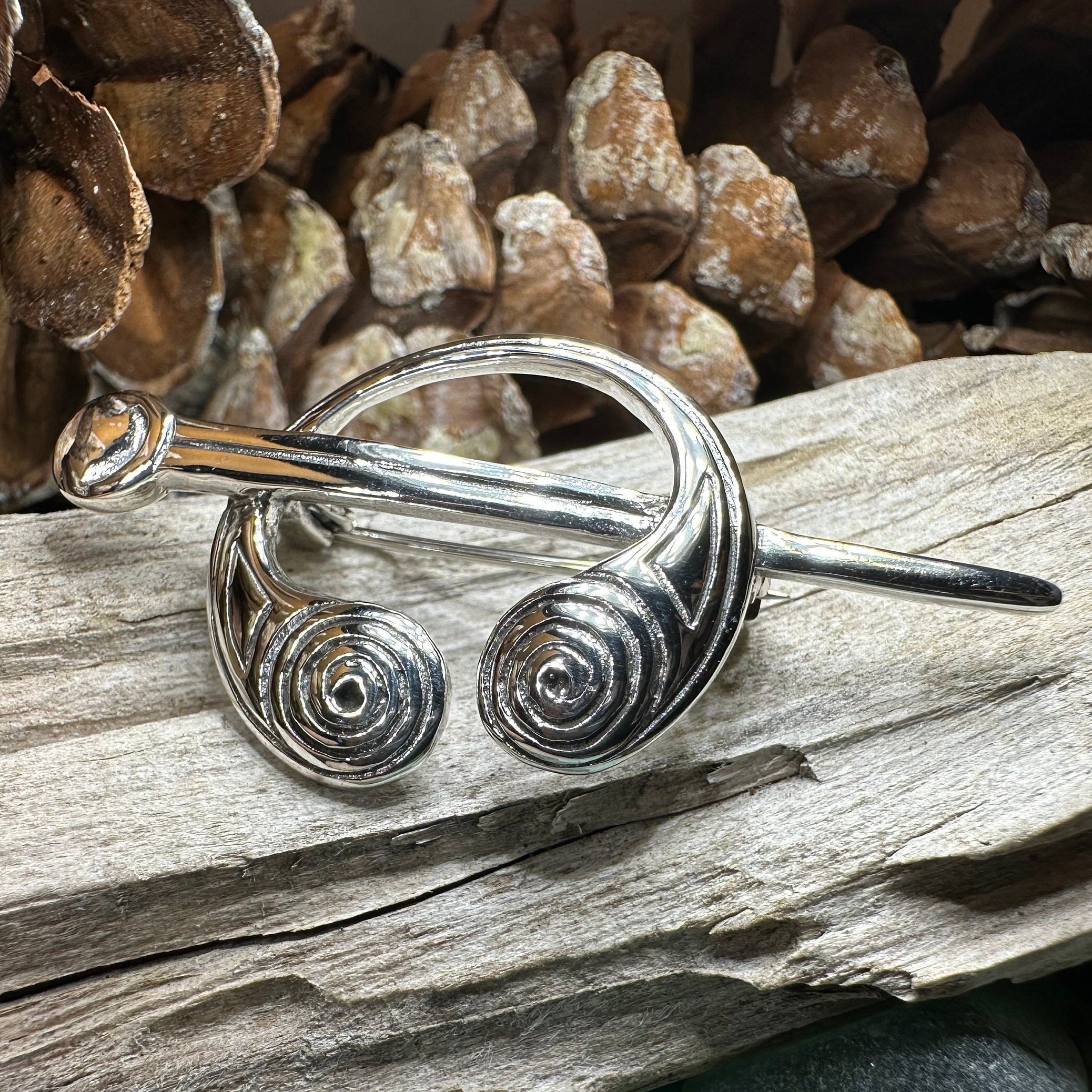 Darini Celtic Spiral Brooch