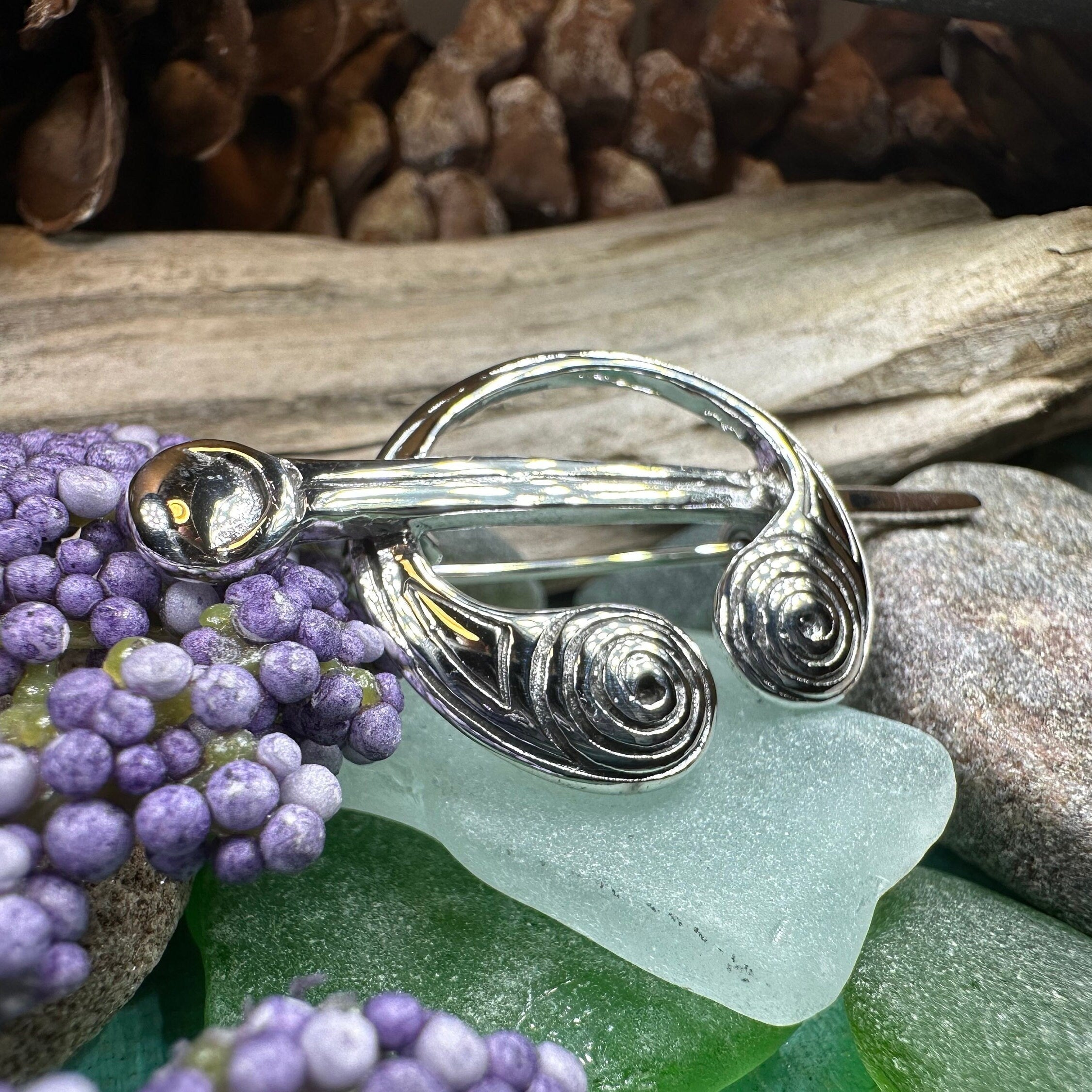 Darini Celtic Spiral Brooch