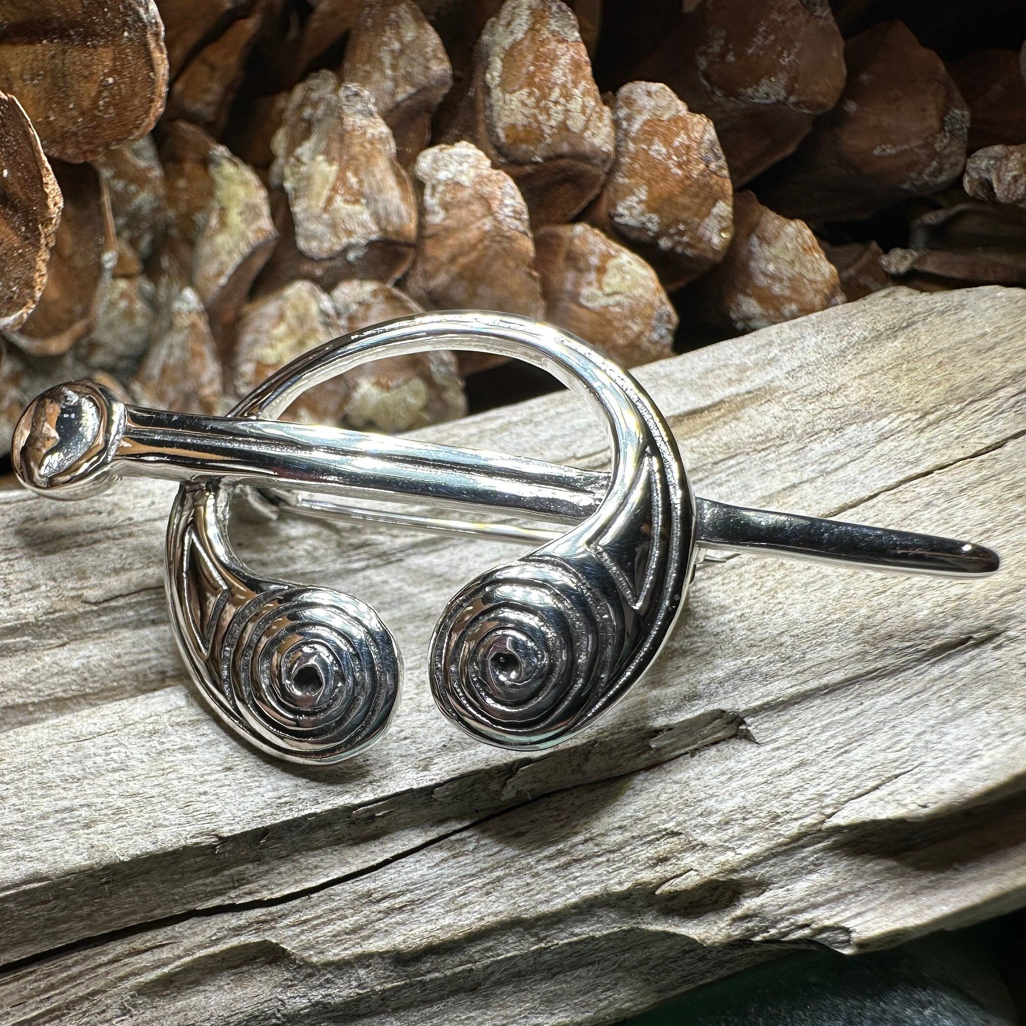 Darini Celtic Spiral Brooch