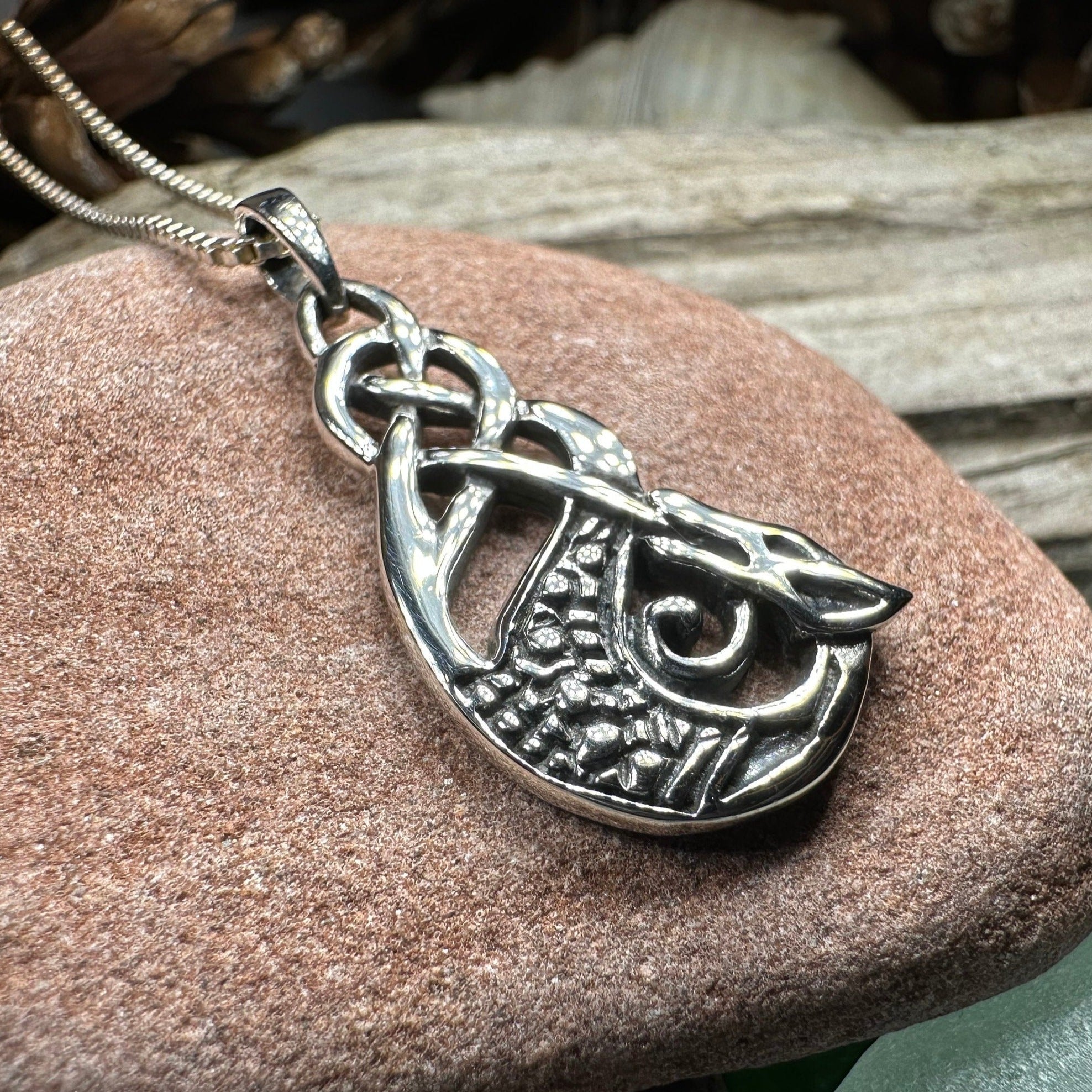 Muirgen Celtic Dragon Necklace